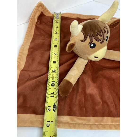 Highland Cow Baby Girl Security Blanket-Floral Highland Cow Lovey-Baby Nursery S - Picture 9 of 9